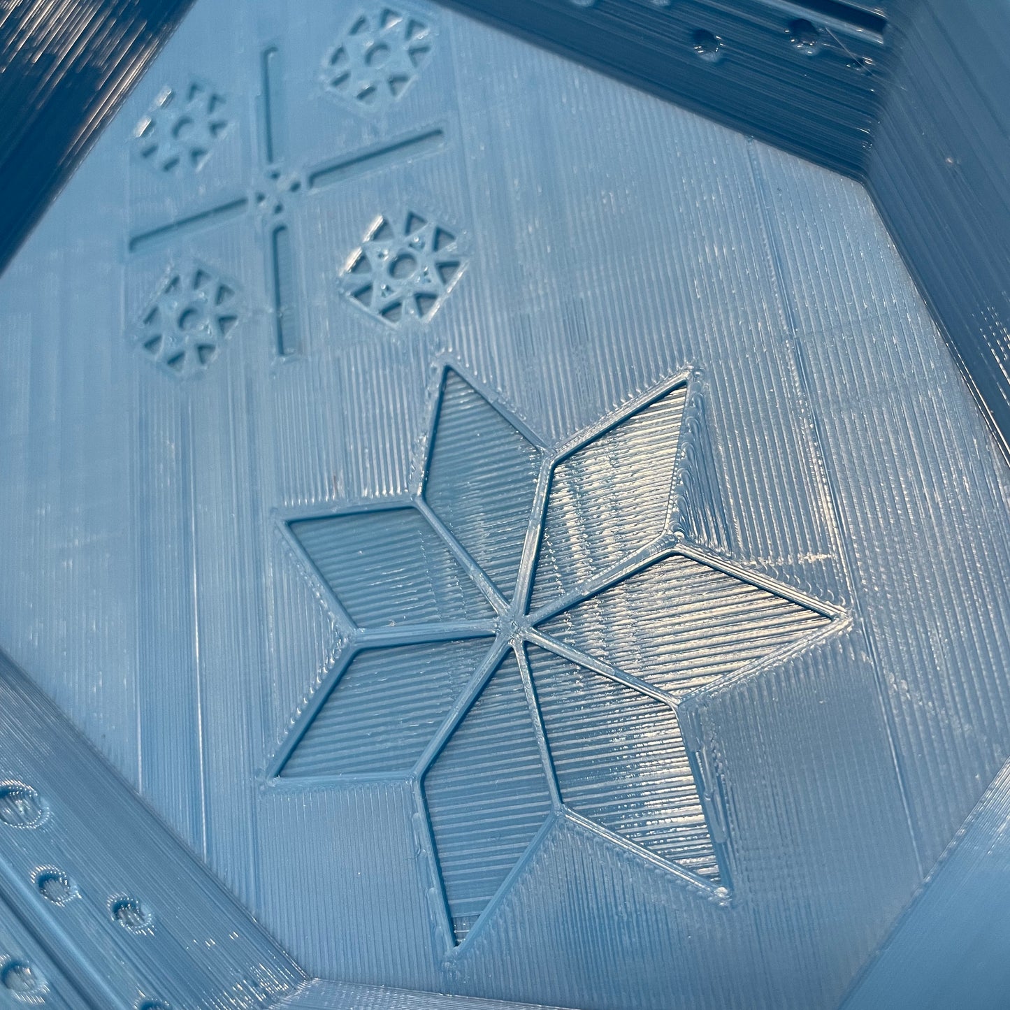 Azul Tile Tray Close Up Showing Design Details