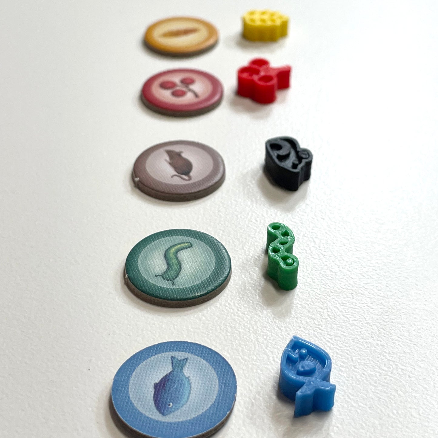 Wingspan Mini Chunky Style Upgraded Food Tokens