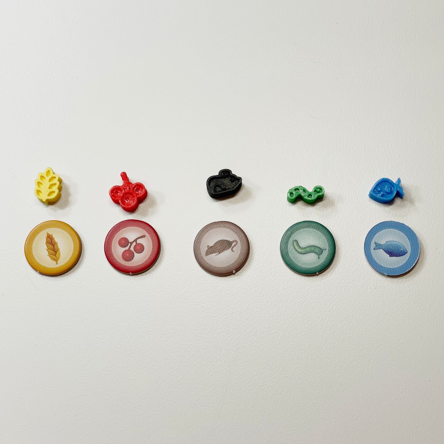 Wingspan Mini Chunky Style Upgraded Food Tokens
